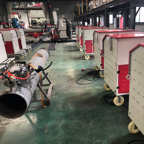 Machine de soudure orbitale de tuyau de commande légère et numérique C.S pour tuyau au coude