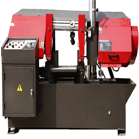 découpeuse horizontale de scie de bande de tuyau pour l'usine de gaz d'acier allié