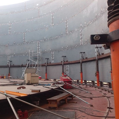 système de levage de réservoir économique et puissant pour réservoir d'huile