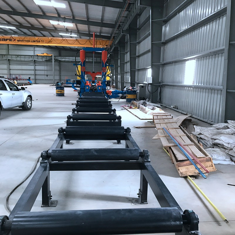 Machine économique de redressage et d'assemblage de poutre en T avec certificat de la CE