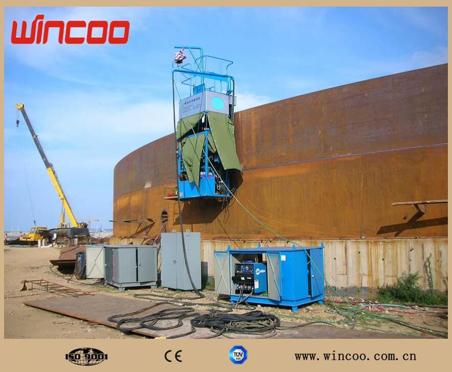 Soudeuse horizontale à arc submergé automatique simple face