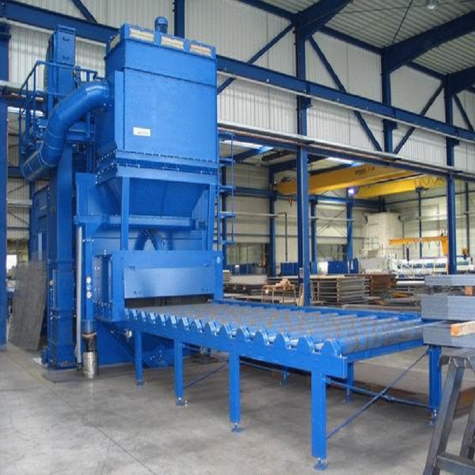 Machine de sablage automatique de haute précision pour l'équipement de fabrication de structure métallique