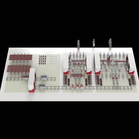 Solution de fabrication automatique de bobine de tuyau de type conteneurisé pour la centrale électrique en acier au carbone