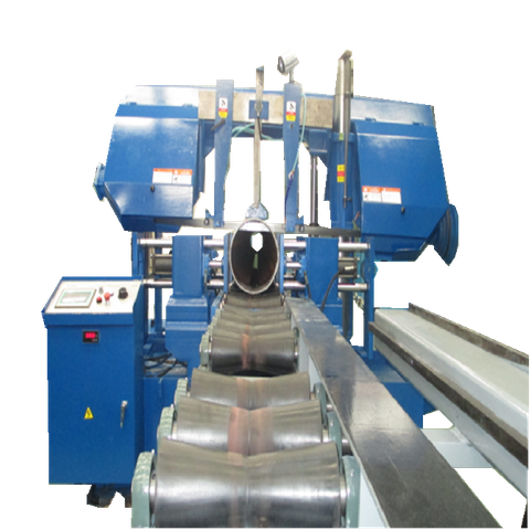 Découpeuse circulaire automatique de scie à bande de tuyau pour l'usine à gaz d'acier inoxydable