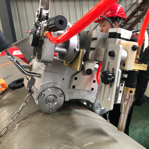 Type magnétique de haute efficacité machine de soudure orbitale de tuyau MIG pour tuyau à tuyau